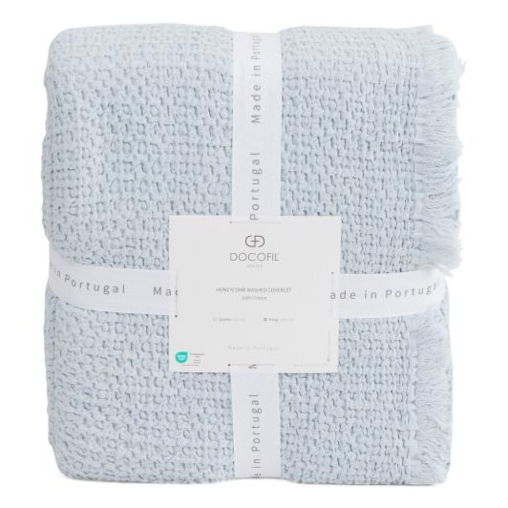 DOCOFIL Made In Portugal Textured Waffle Layering Blanket